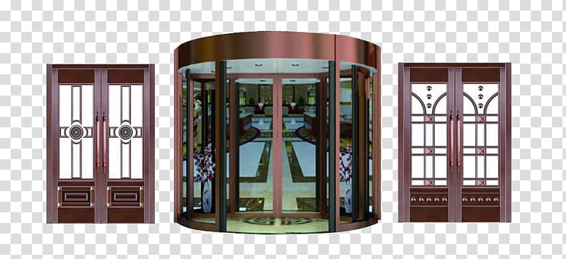 Revolving door Glass Hotel, Hotel revolving door transparent background PNG clipart