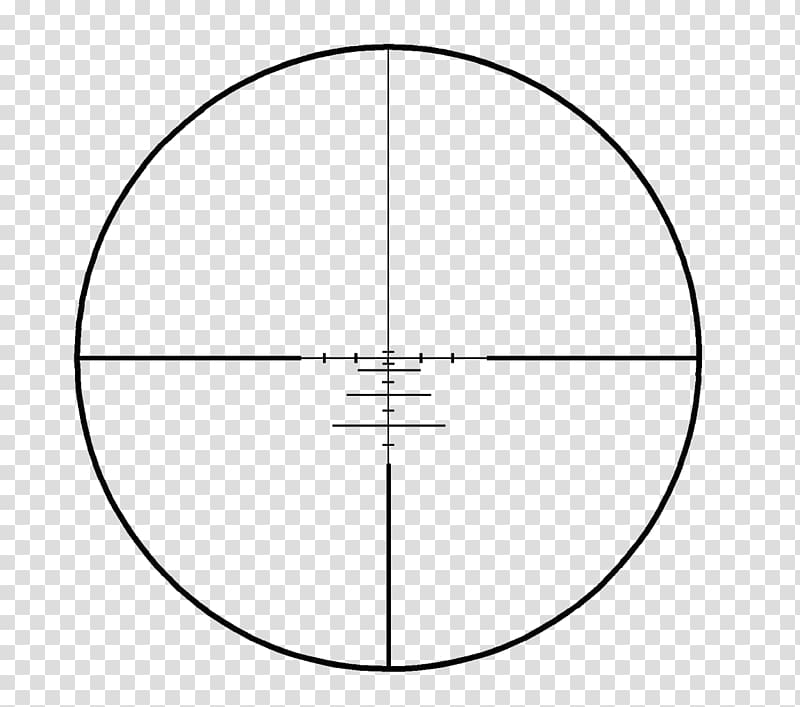Reticle Telescopic sight Angle Drawing Ballistics, scopes transparent background PNG clipart