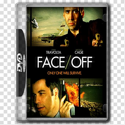 John Woo Face/Off John Travolta Film Castor Troy, Face Off transparent background PNG clipart