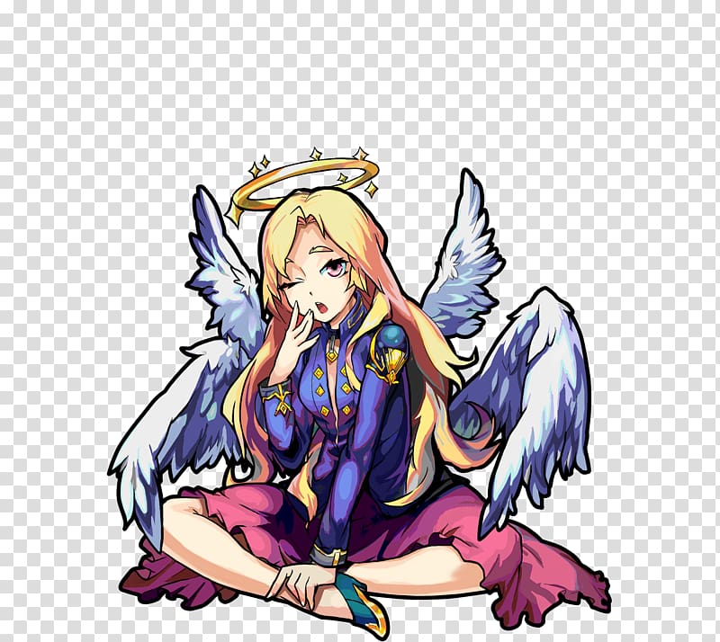 Monster Strike Lucifer Fallen angel Evil, angel transparent background PNG clipart