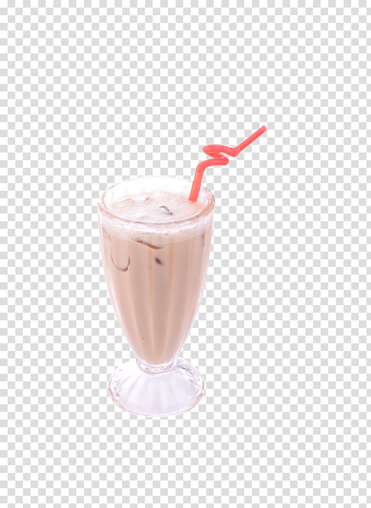 Ice cream Milkshake Smoothie Hot chocolate, Strawberry pudding tea transparent background PNG clipart