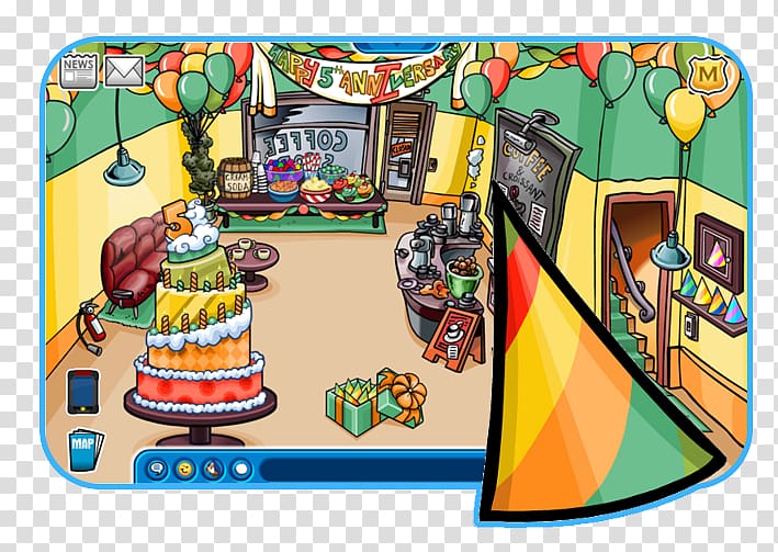 Club Penguin Game Party Wiki Anniversary, party transparent background PNG  clipart | HiClipart