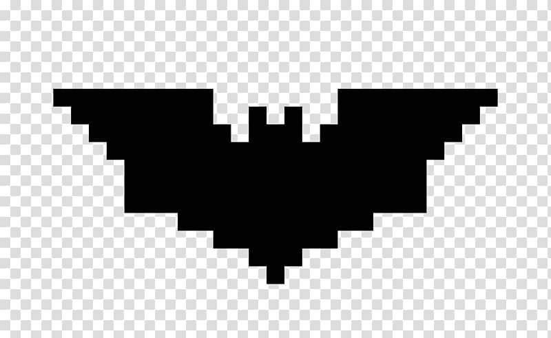 Batman Pixel art Minecraft Wonder Woman, batman logo transparent background  PNG clipart | HiClipart