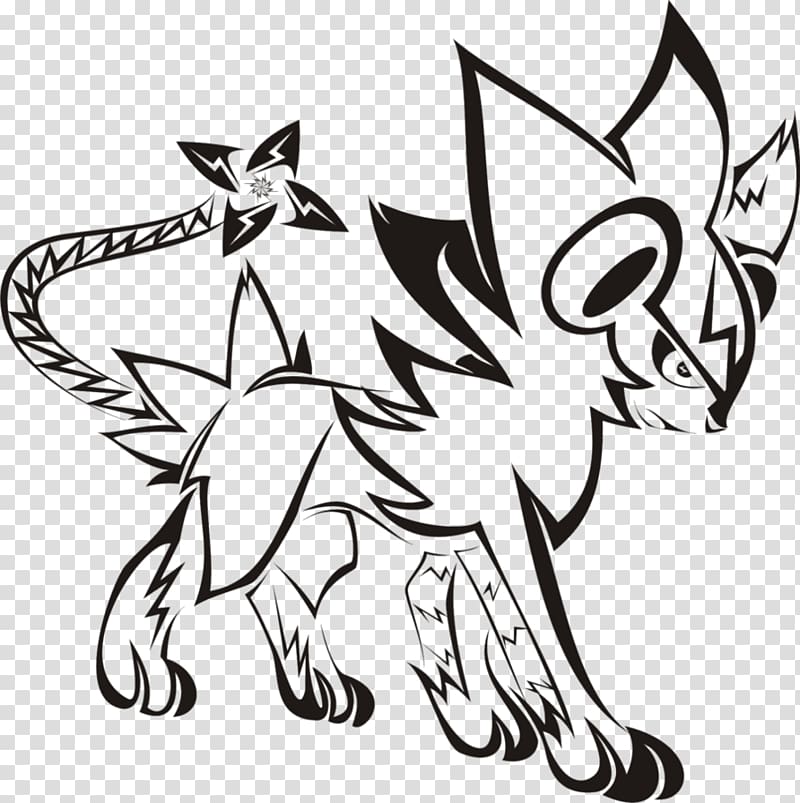 Luxray Pokémon Drawing Tattoo Luxio, 123 transparent background PNG clipart