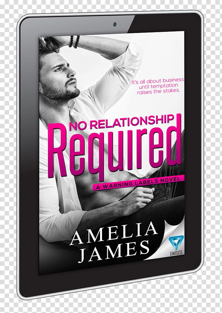 No Relationship Required Book cover Romance novel, Kindle transparent background PNG clipart
