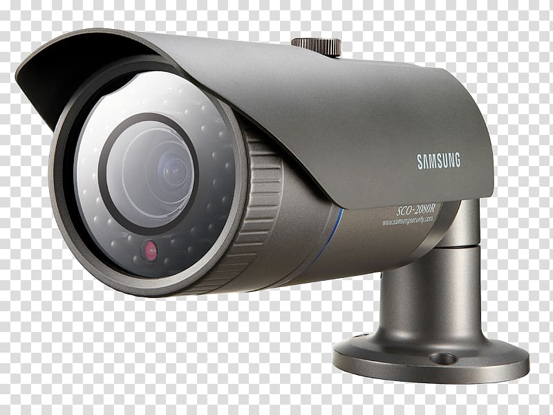 Closed-circuit television Hanwha Techwin Samsung Group Samsung SCO-2040R CCTV High resolution of 650TV lines Camera, samsung transparent background PNG clipart