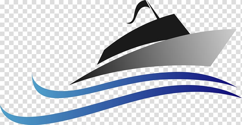 Logo Ship Maritime transport, Cartoon ship map transparent background PNG clipart
