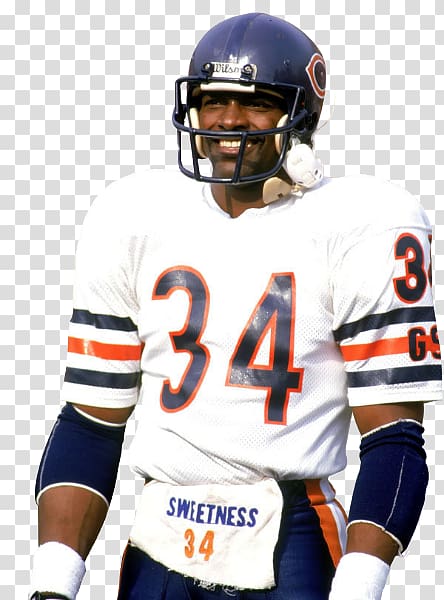 Walter Payton Chicago Bears NFL Super Bowl XX Detroit Lions, chicago bears transparent background PNG clipart