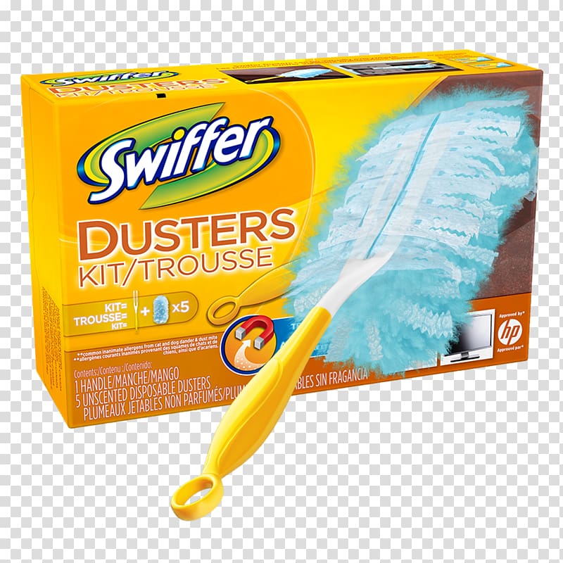 Swiffer Cleaner Feather duster Electrostatic precipitator, dust sweeping transparent background PNG clipart