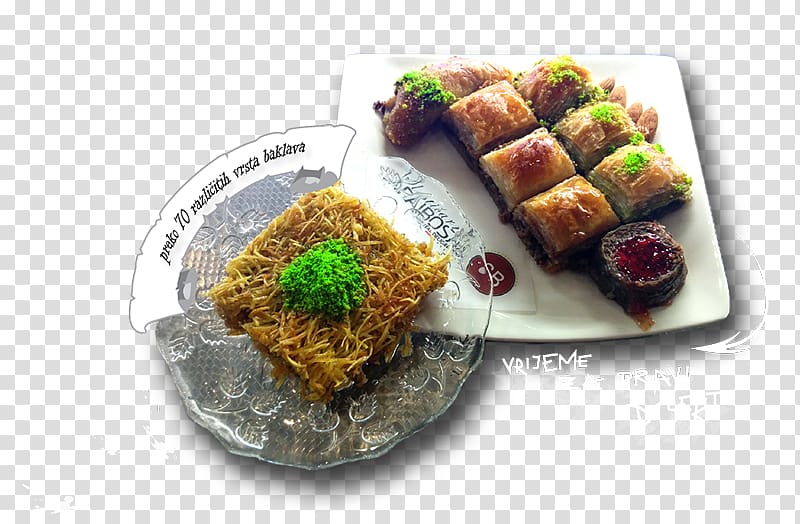 Asian cuisine Vegetarian cuisine Recipe Comfort food Side dish, baklava transparent background PNG clipart