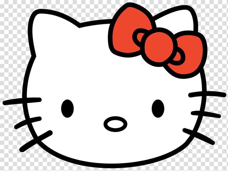 Hello Kitty, Hello Kitty Kitten Face , Kitty Hawk transparent background PNG clipart