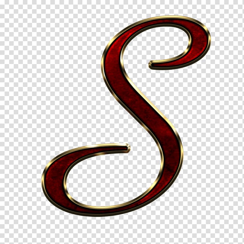 letter S illustration, Capital Letter S Red transparent background PNG clipart