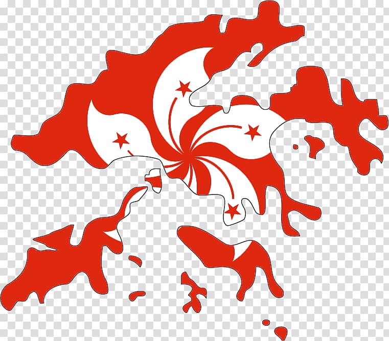 Flag of Hong Kong Map , china flag transparent background PNG clipart