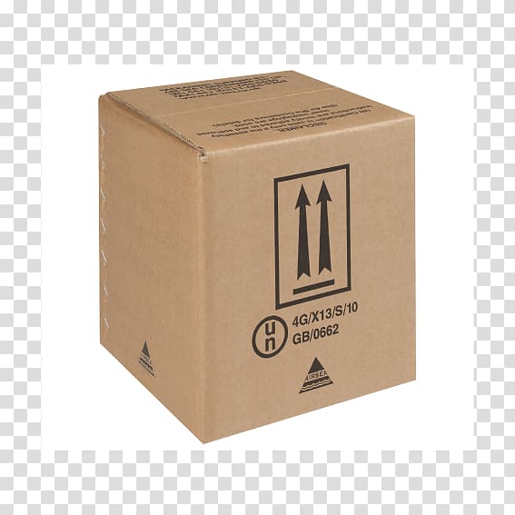 Cardboard box Dangerous goods Label Combustibility and flammability, box transparent background PNG clipart