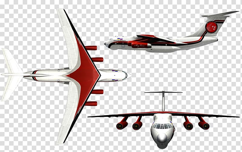 Aircraft Airplane Il-76 Sukhoi Su-27 Aviation, Ra transparent background PNG clipart