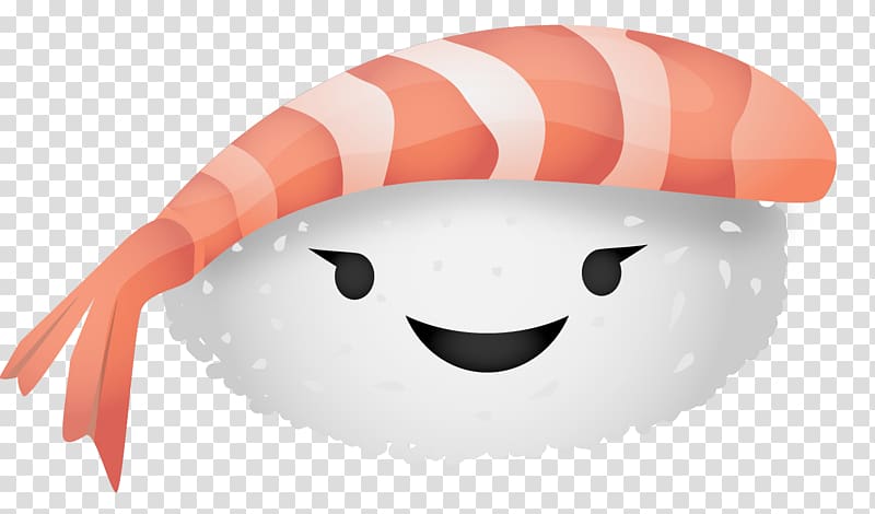 Sushi Onigiri Sashimi Japanese Cuisine Euclidean , Cute sushi design material transparent background PNG clipart