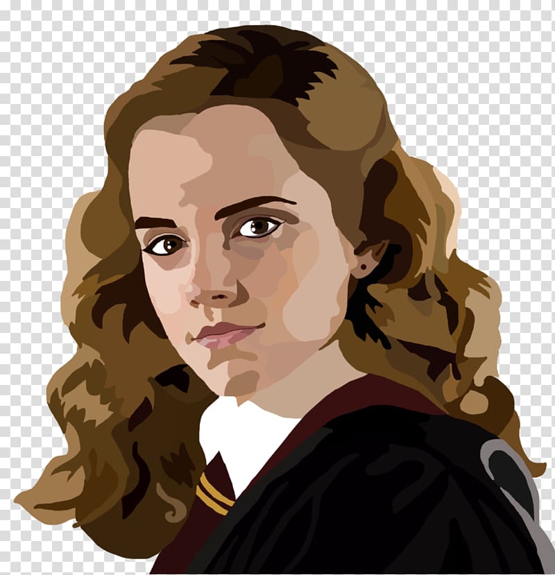 Hermione Granger Harry Potter and the Philosopher\'s Stone Ron Weasley Draco Malfoy Emma Watson, POP ART transparent background PNG clipart