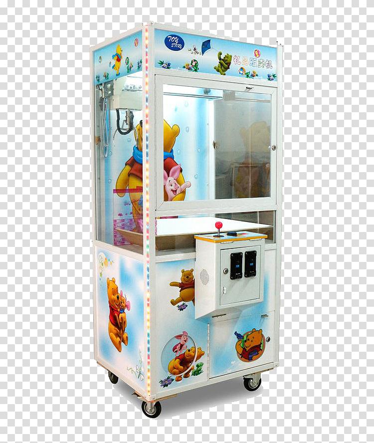 Guangzhou Claw crane Vending machine Toy, Grasp the baby machine decoration transparent background PNG clipart