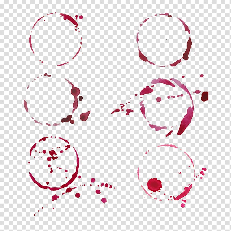 Red Wine Euclidean , Wine blot material transparent background PNG clipart