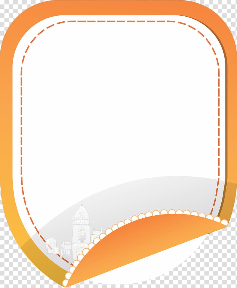 Orange , Orange border transparent background PNG clipart