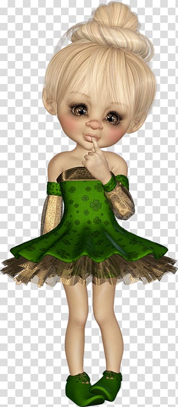 Fairy Green Toddler Brown hair Blond, Fairy transparent background PNG clipart