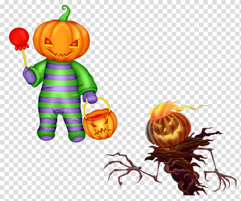 Halloween Jack-o-lantern, Creative Halloween transparent background PNG clipart