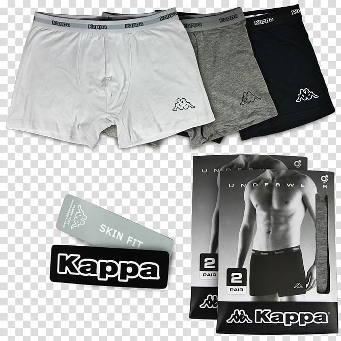 Kappa Underpants Briefs Boxer shorts Sleeve, karton Short transparent background PNG clipart