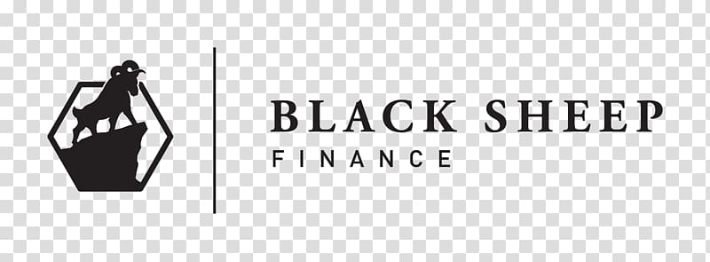 Logo Finance Money Debt Brand, sheep blACK transparent background PNG clipart