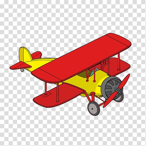 Biplane Model aircraft Propeller Monoplane, aircraft transparent background PNG clipart