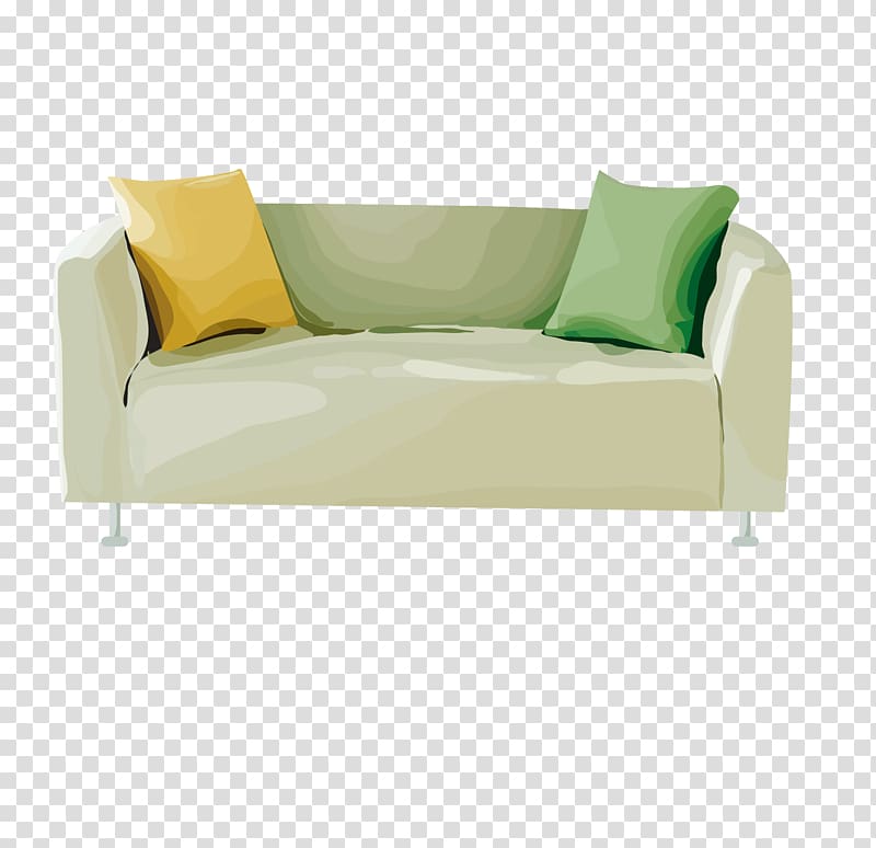 Table Sofa bed Couch Living room, Green beans sofa transparent background PNG clipart