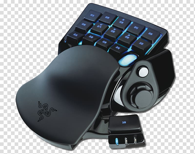 Razer Nostromo Gaming keypad Computer keyboard USB gaming keyboard Razer Tartarus V2 Ergonomic Game Controllers, razer transparent background PNG clipart