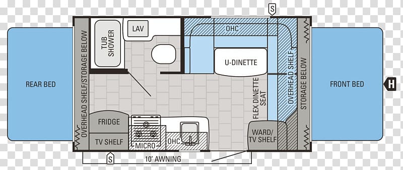 Campervans Floor plan Jayco, Inc. Caravan Popup camper, house transparent background PNG clipart