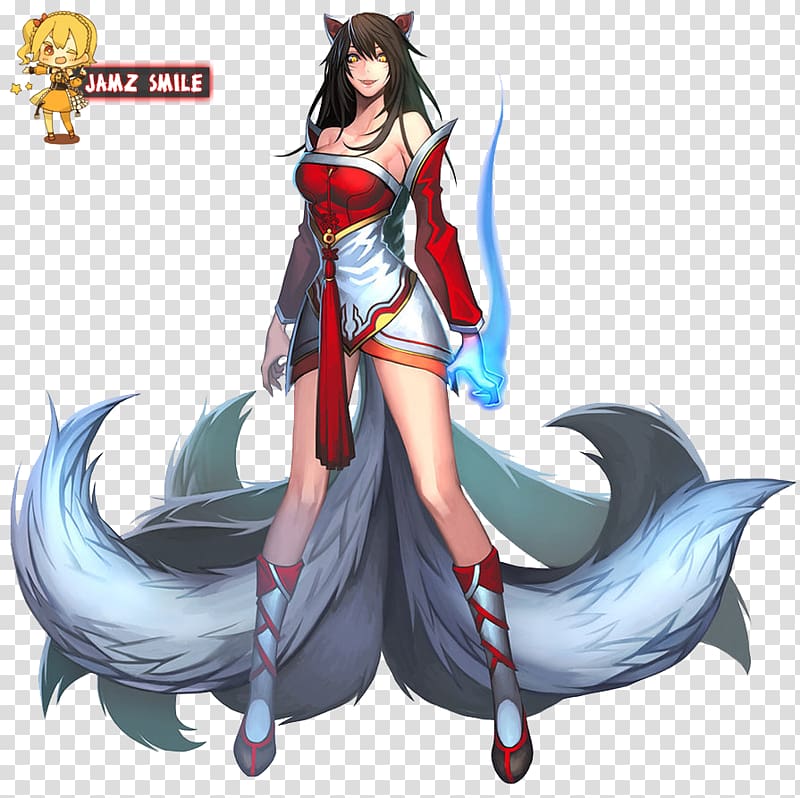 League of Legends Ahri Nine-tailed fox Desktop , League of Legends transparent background PNG clipart