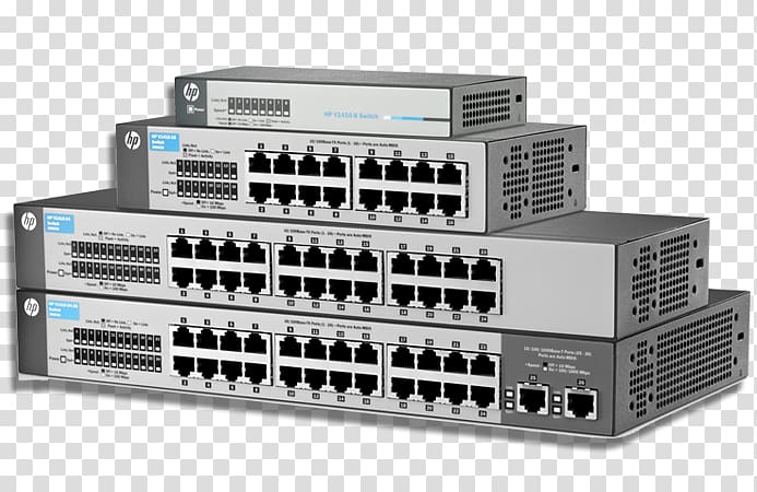 Hewlett-Packard Network switch Computer network Hewlett Packard Enterprise Cisco Catalyst, Networking Hardware transparent background PNG clipart