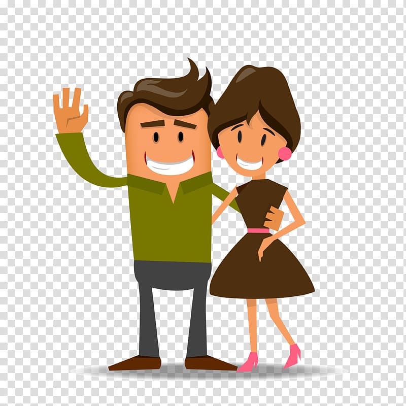 Wife Husband Business Family, Couple transparent background PNG clipart