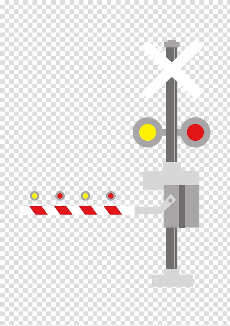 Rail transport Level crossing Train Crossbuck, railroad crossing transparent background PNG clipart