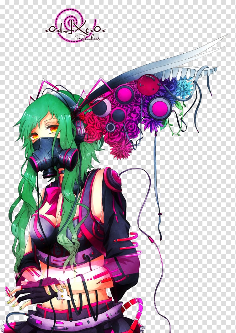 Gas mask Megpoid Vocaloid, gas mask transparent background PNG clipart