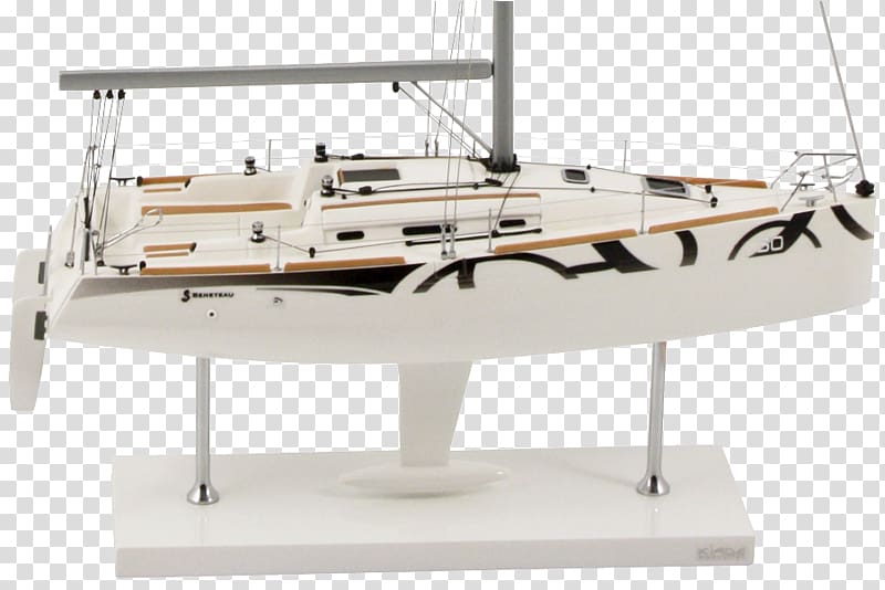Yacht First 30 Beneteau Océanis Scale Models, yacht transparent background PNG clipart