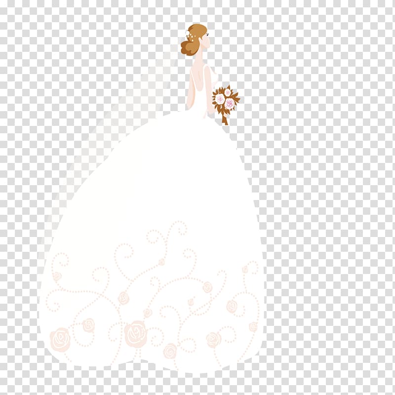woman wearing white wedding dress illustration, Bride White Contemporary Western wedding dress, Beautiful bride transparent background PNG clipart