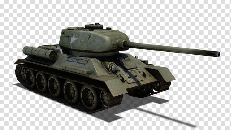 World of Tanks Heroes & Generals T-34-85, Tank transparent background PNG clipart