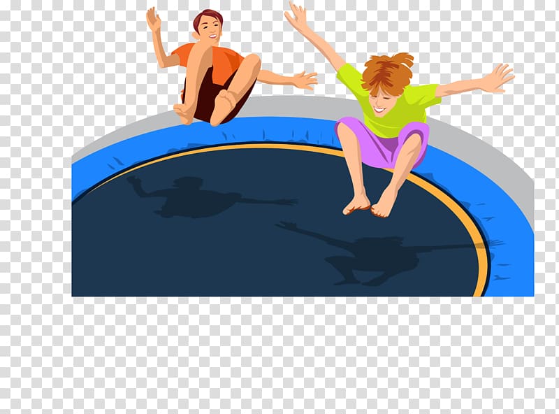 , Jumping trampoline transparent background PNG clipart