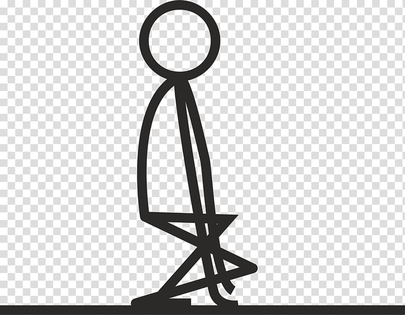 Stick figure Squat , figure transparent background PNG clipart