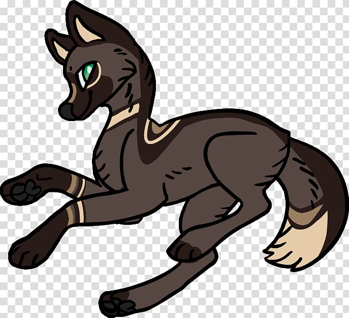 Wolfdog Cat Pack animal Drawing, brown dog transparent background PNG clipart