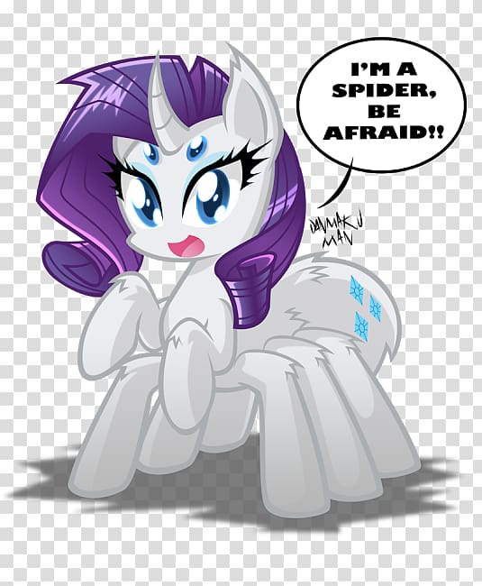 Pony Rarity Spider Sweetie Belle 4chan, spider transparent background PNG clipart