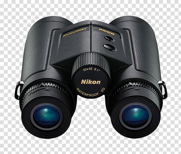 Binoculars Range Finders Laser rangefinder Nikon, Binoculars transparent background PNG clipart