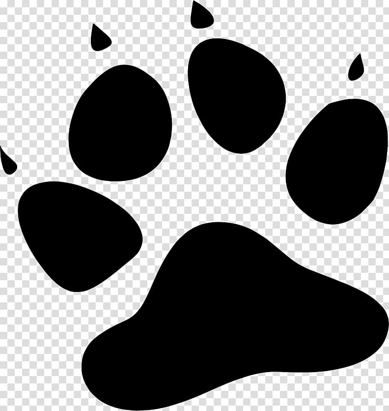 Cat Tiger Paw Stencil , Cat transparent background PNG clipart