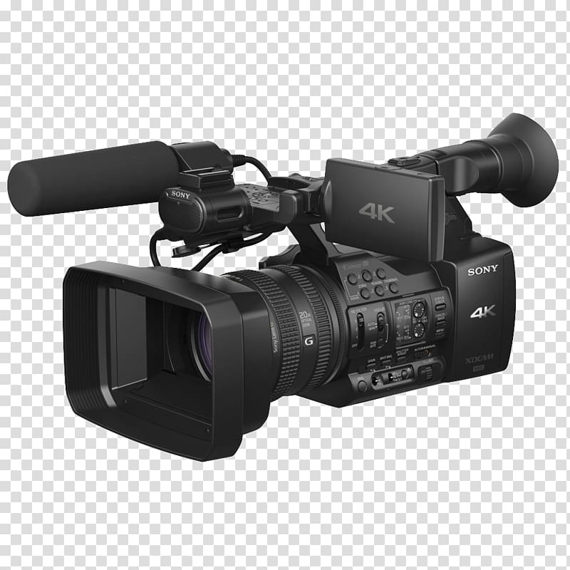 4K resolution Video Cameras XAVC Frame rate XDCAM, Camera transparent background PNG clipart