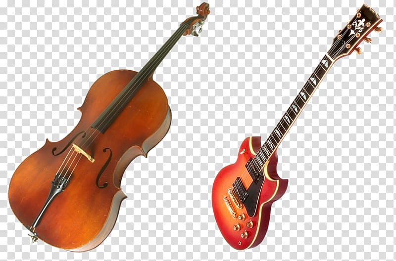 Violin Musical Instruments Guitar String Instruments, creative violin transparent background PNG clipart
