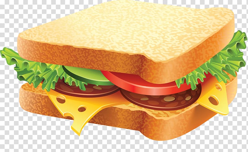 Submarine sandwich Hamburger Cheese sandwich Delicatessen Vegetable sandwich, breakfast transparent background PNG clipart