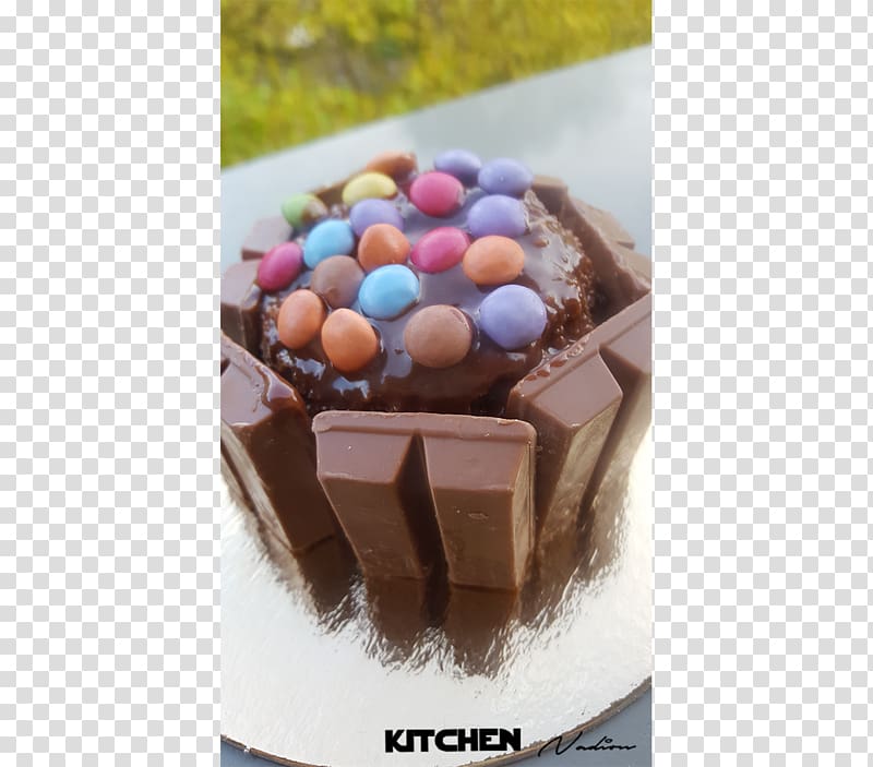 Chocolate cake Chocolate truffle Praline Bonbon Torte, small cake transparent background PNG clipart
